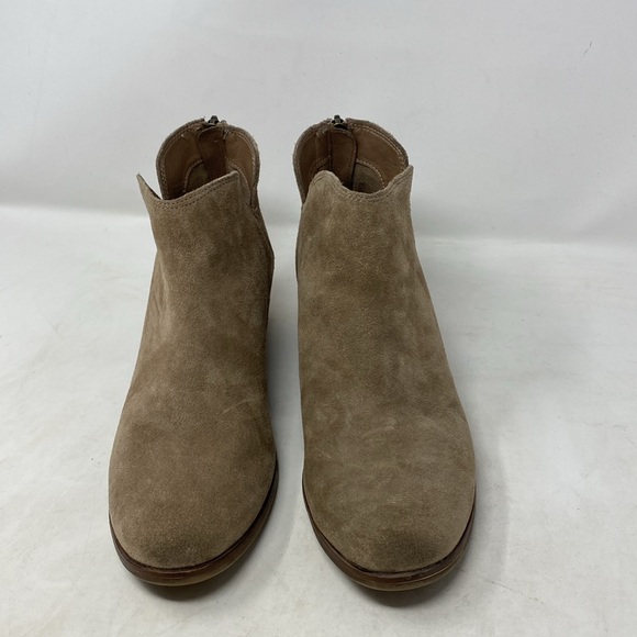 Michael by Michael Shannon Nadya Notch Suede Zippered Ankle Boots - Picture 3 of 8